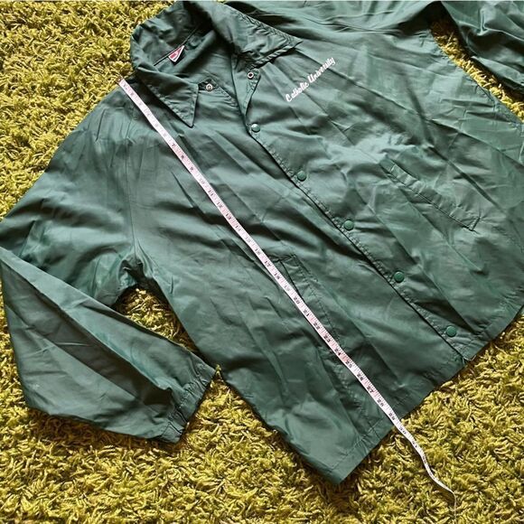 VINTAGE JACKET 90'S WINDBREAKER CATHOLIC UNIVERSITY - Picture 9 of 11